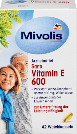 Sano Vitamin E 600, Weichkapseln Mivolis