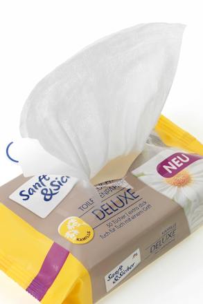 feuchtes Toilettenpapier Deluxe Kamille Nachfüllpack Sanft&Sicher
