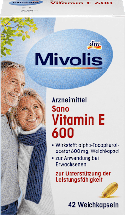 Sano Vitamin E 600, Weichkapseln Mivolis