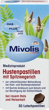 Husten-Pastillen mit Spitzwegerich Mivolis