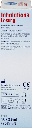 Inhalationslösung, 30 x 2,5 ml Mivolis