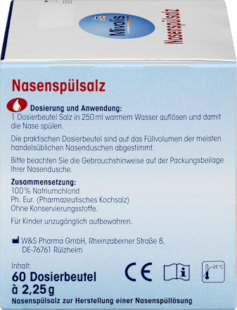 Nasenspülsalz Mivolis