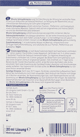 Schnupfenspray Mivolis