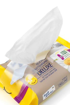feuchtes Toilettenpapier Deluxe Kamille Nachfüllpack Sanft&Sicher