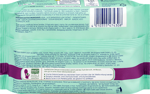 Feuchtes Toilettenpapier Deluxe Sensitive Nachfüllpack Sanft&Sicher