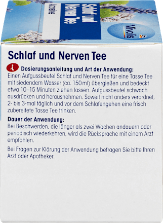Arznei-Tee, Schlaf und Nerven Tee Mivolis