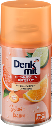Lufterfrischer Automatisches Duftspray Zitrustraum Nachfüllpack Denkmit