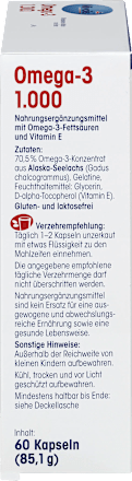 Omega-3 1.000, Kapseln 60 St. Mivolis