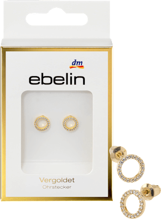 Ohrstecker vergoldeter Modeschmuck ebelin