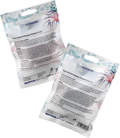 ebelin Konjac Gesichtsreinigungs-Schwamm grüner Tee / Rotalge ebelin