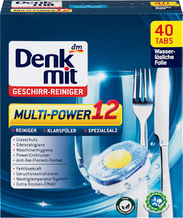 Spülmaschinen-Tabs Multi-Power 12  Denkmit