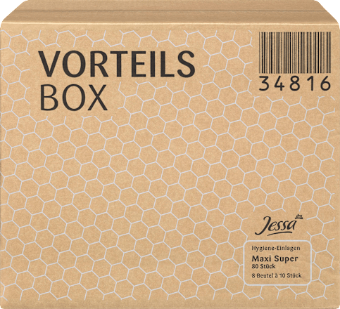 Vorteils-Box Hygiene-Einlagen Maxi Super Jessa DISKRET