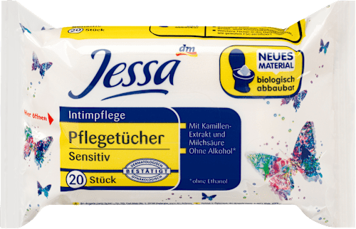 Intim-Pflegetücher Sensitiv Jessa