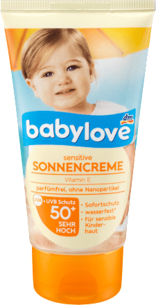 Sonnencreme Sensitiv LSF 50+ babylove