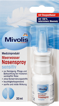 Meerwasser Nasenspray Sensitiv Mivolis