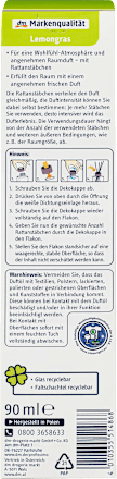 Duftstäbchen Raumduft Lemongras Profissimo