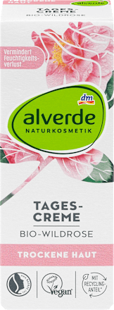 Krem na dzień do cery suchej, dzika róża BIO alverde NATURKOSMETIK