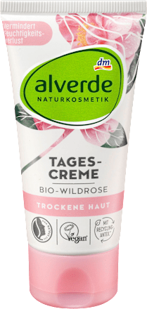 Krem na dzień do cery suchej, dzika róża BIO alverde NATURKOSMETIK