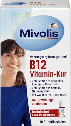B12 Vitamin-Kur, Trinkampullen, 10 St. Mivolis