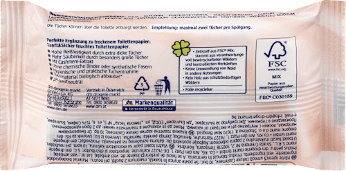 Papier toaletowy nawilżany Deluxe Cashmere Sanft&Sicher