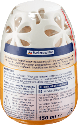 Lufterfrischer Lemon & Orange Denkmit