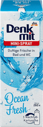 Lufterfrischer Mini-Spray Ocean Fresh Nachfüllpack Denkmit