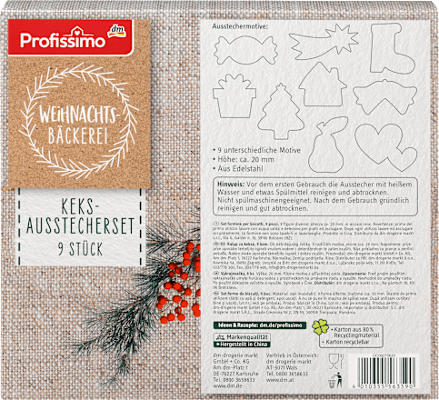 Keks-Ausstecher-Set Profissimo