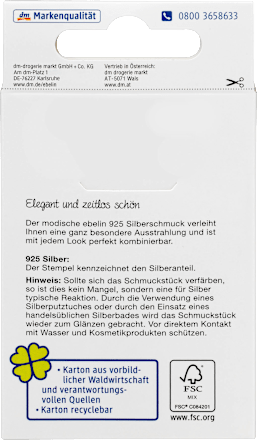 Ohrstecker 925 Silber ebelin