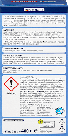 WC Reiniger Tabs  Denkmit