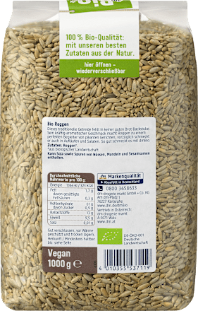 Getreide, Roggen, Naturland dmBio