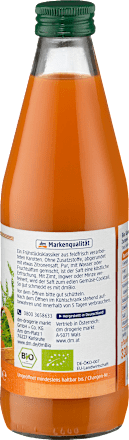 Gemüsesaft Karotte feldfrisch, Demeter dmBio