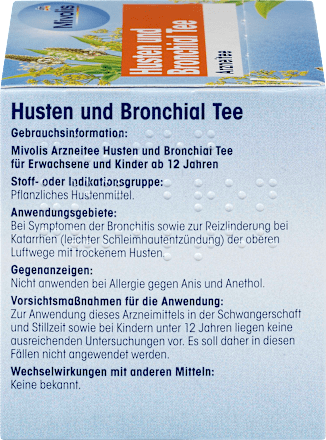 Arznei-Tee, Husten und Bronchial Tee  Mivolis