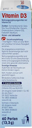 Vitamin D3, Perlen 60 St. Mivolis