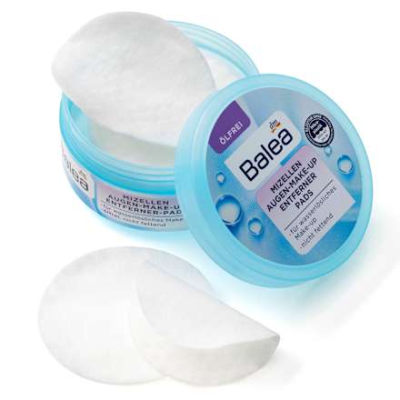 Augen-Make-Up Entferner-Pads Mizellen ölfrei Balea