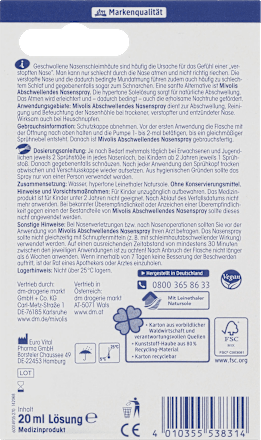 Abschwellendes Nasenspray Mivolis