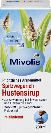 Spitzwegerich Hustensirup  Mivolis