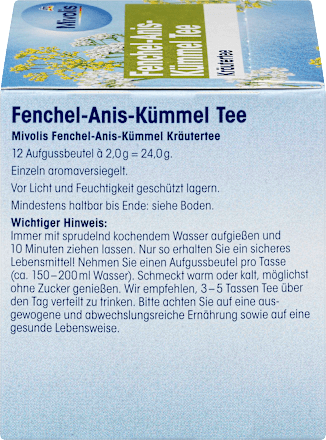 Kräuter-Tee, Fenchel- Anis- Kümmel Tee  Mivolis