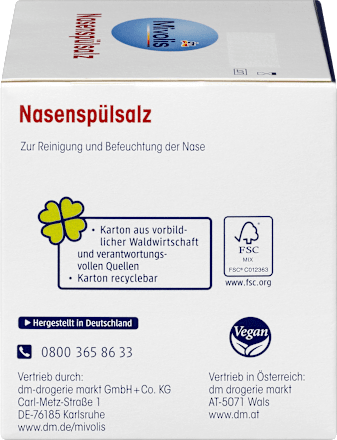 Nasenspülsalz Mivolis
