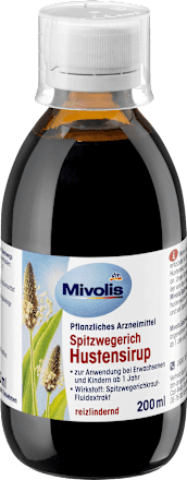 Spitzwegerich Hustensirup  Mivolis
