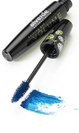 řasenka Nothing but Volume modrá alverde NATURKOSMETIK