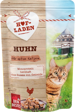 Nassfutter Katze Hofladen Huhn Dein Bestes