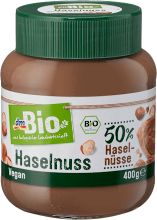 Schokoladenaufstrich, Haselnuss Creme dmBio