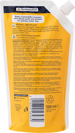 Flüssigseife Milch & Honig Nachfüllpackung Balea