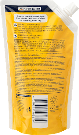 Flüssigseife Milch & Honig Nachfüllpackung Balea