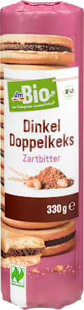 Kekse, Dinkel Doppelkeks Zartbitter, Naturland dmBio