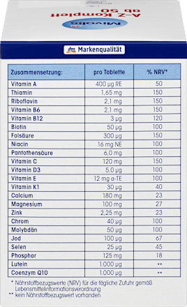 A-Z Komplett ab 50, Tabletten 100 St Mivolis