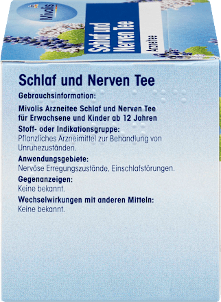 Arznei-Tee, Schlaf und Nerven Tee Mivolis