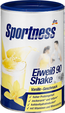 Eiweiß-Shake Pulver 90, Vanille-Geschmack Sportness