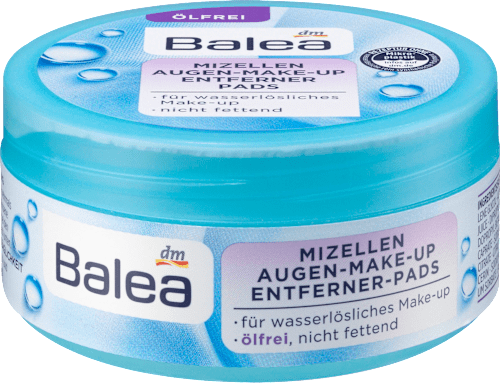 Augen-Make-Up Entferner-Pads Mizellen ölfrei Balea
