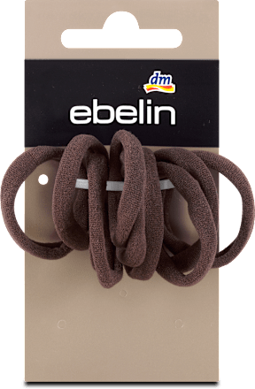 Elastici per capelli marroni ebelin